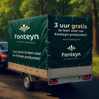 Gratis aanhanger Fonteyn